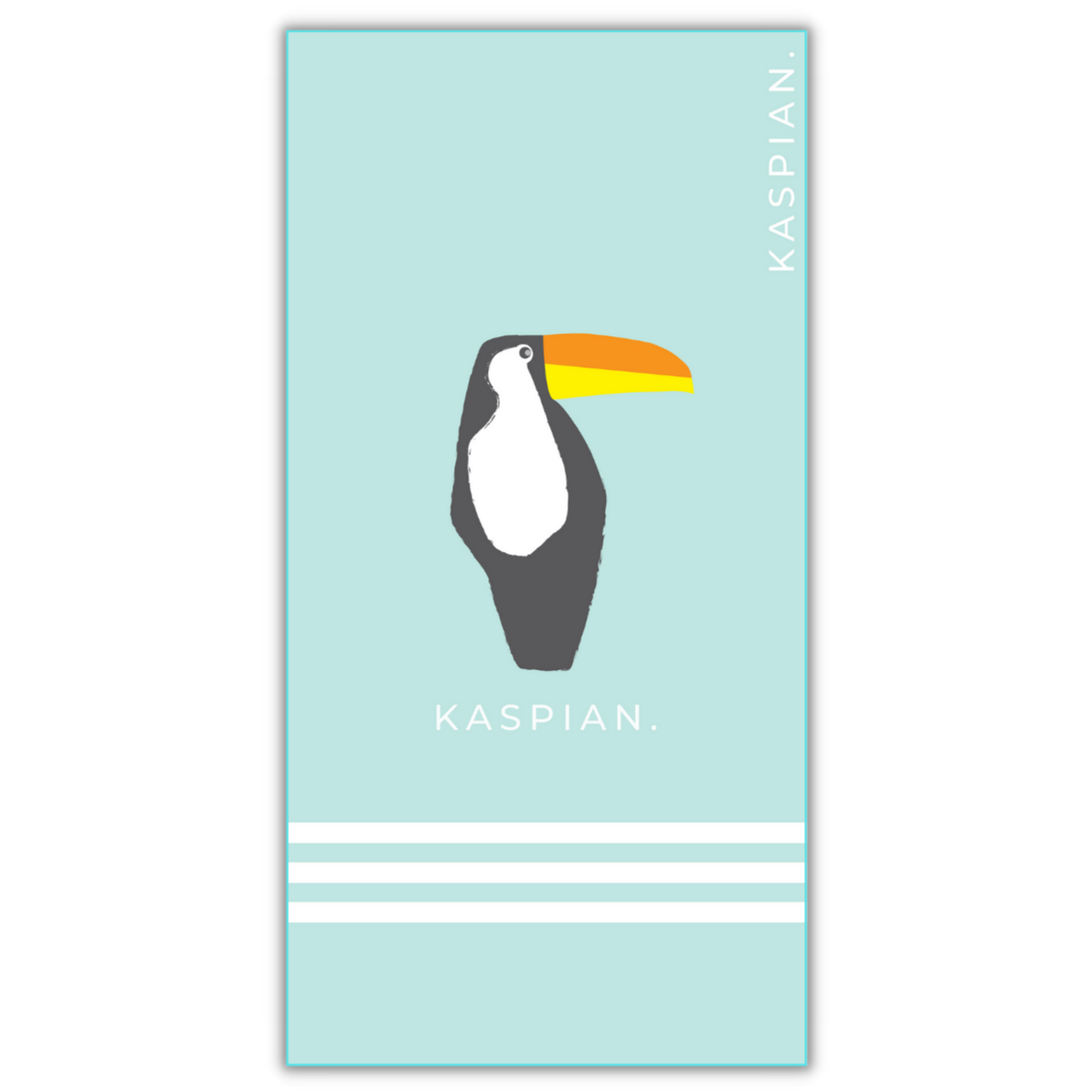 Fun Toucan sand free beach towel