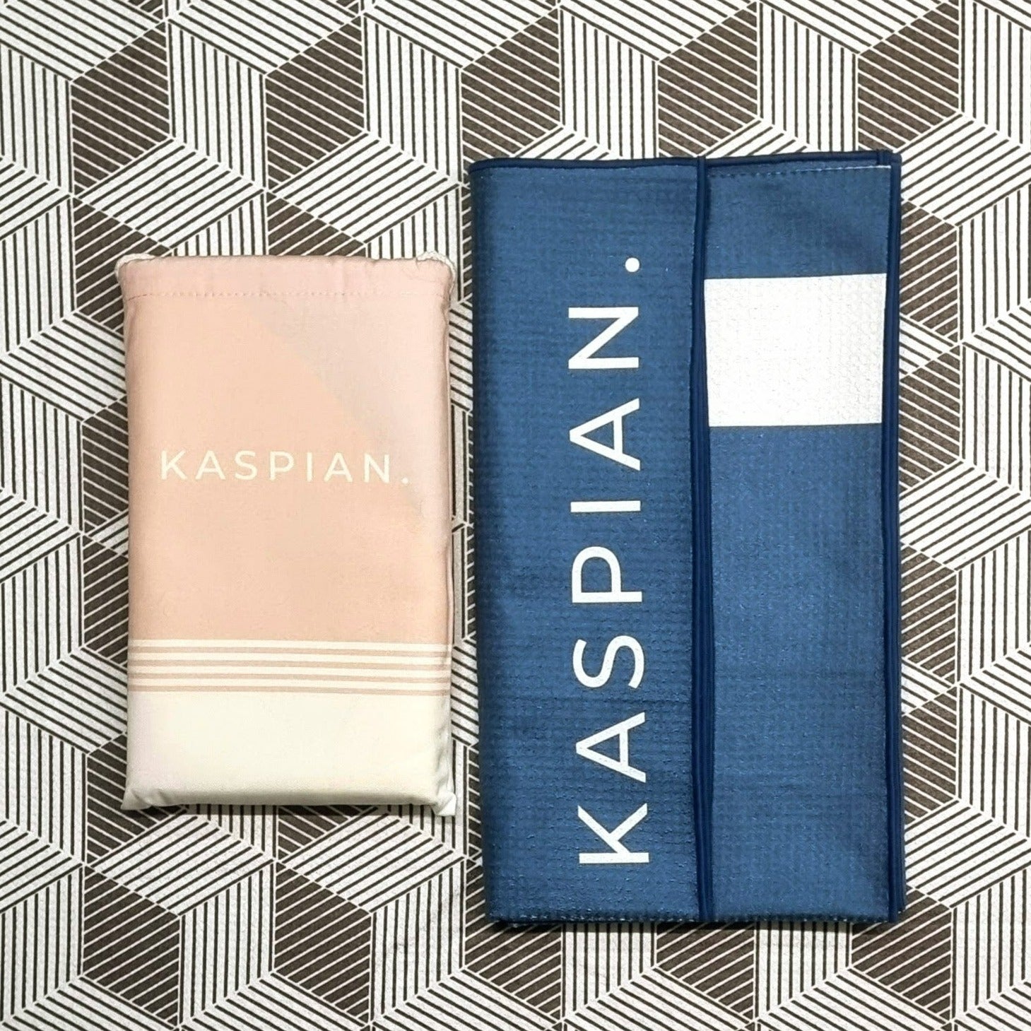 Ultra lightweight material, sand free beach towel by Kaspian