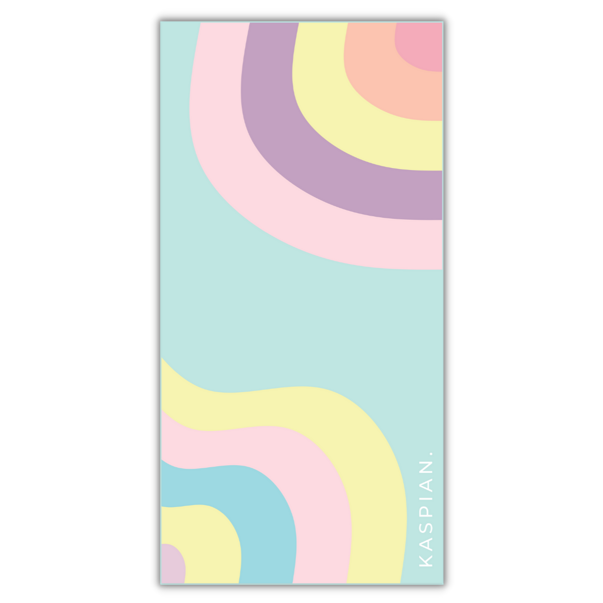 Byron sand free beach towel retro vibe by Kaspian