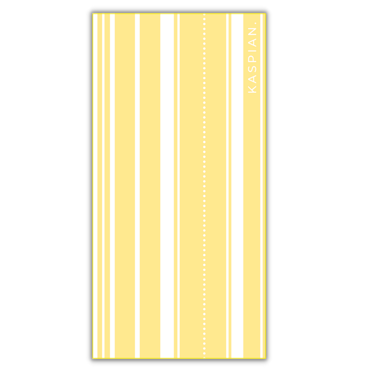 Summer yellow sand free beach towel