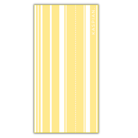 Summer yellow sand free beach towel